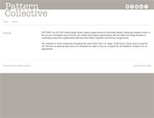 Tablet Screenshot of patterncollective.com